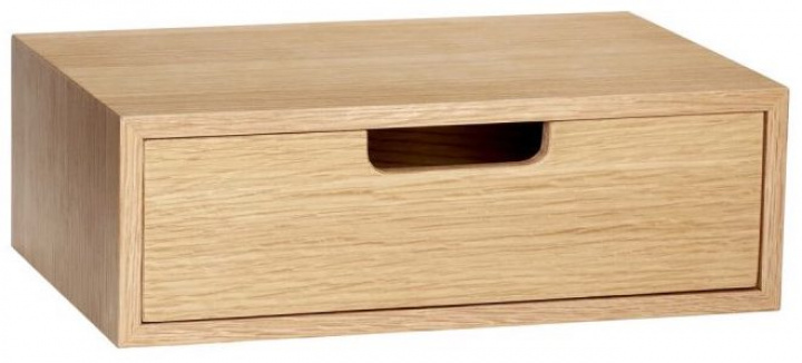 Caja de almacenamiento \'Hide\' - Roble en el grupo Muebles / Mesas / Mesas de noche con Reforma (881208)
