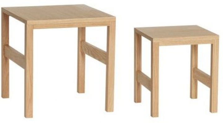 Mesa auxiliar \'Puzzle\' 2 piezas - Natural en el grupo Muebles con Reforma (881406)