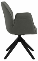 Silla \'Bjuv\' - Gris oscuro/Negro