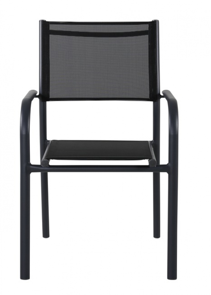 Silla \'Vaggeryd\' - Negra en el grupo Muebles / Muebles de exterior / Sillas de jardín con Reforma (9290-408)