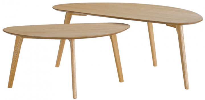 Mesa de centro \'Nagano\' 2 partes - Roble en el grupo Muebles / Mesas / Mesa de café con Reforma (9360-2 oak)