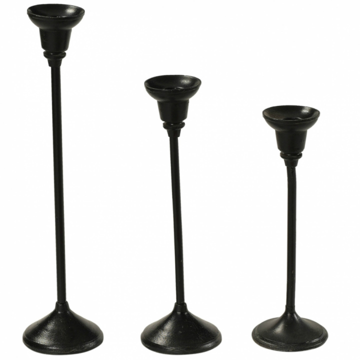 Paquete de 3 candelabros \'Tres\' - Vintage/Hierro en el grupo Decoración / Decoración / Candelabros & Faroles con Reforma (941067)