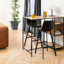 Taburete \'T&auml;rnsj&ouml;\' - Negro
