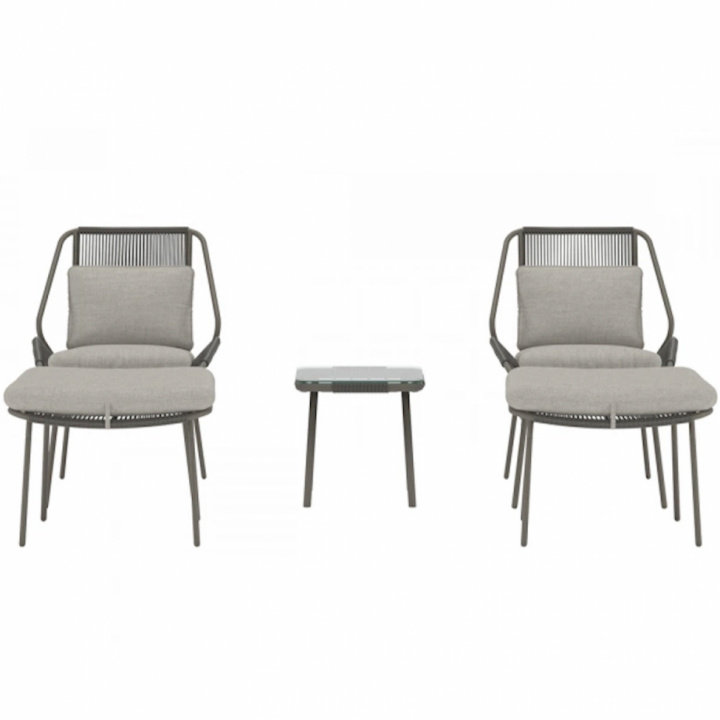 Conjunto de salón \'Zakynthos\' - marrón en el grupo Sofás y camas de día con Reforma (9877-103)