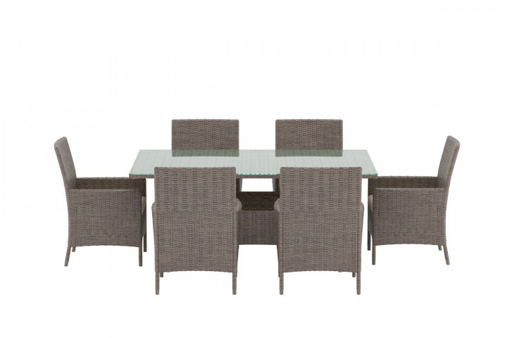 Juego de comedor \'Lefkas\' – Marrón en el grupo Novedades con Reforma (9900-600)