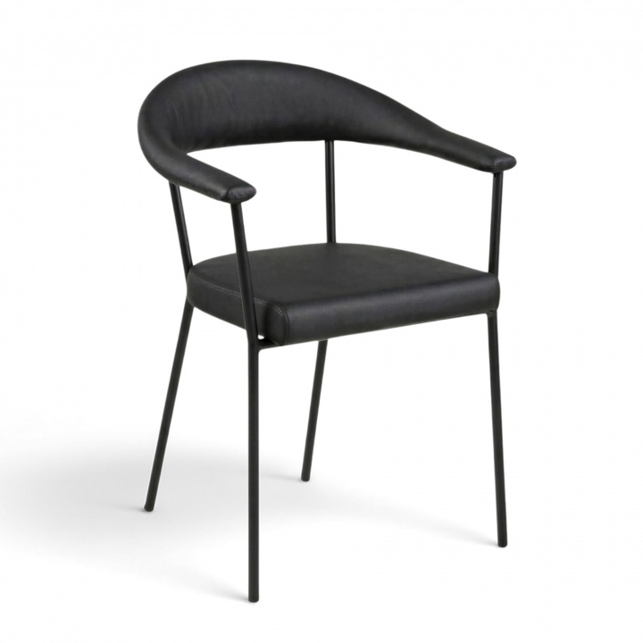 Silla \'Gandia\' - Negro en el grupo Muebles / Muebles para sentarse / Sillas con Reforma (99566)