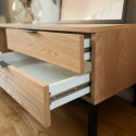 Mesa de TV \'Grant\' - Roble/Hierro