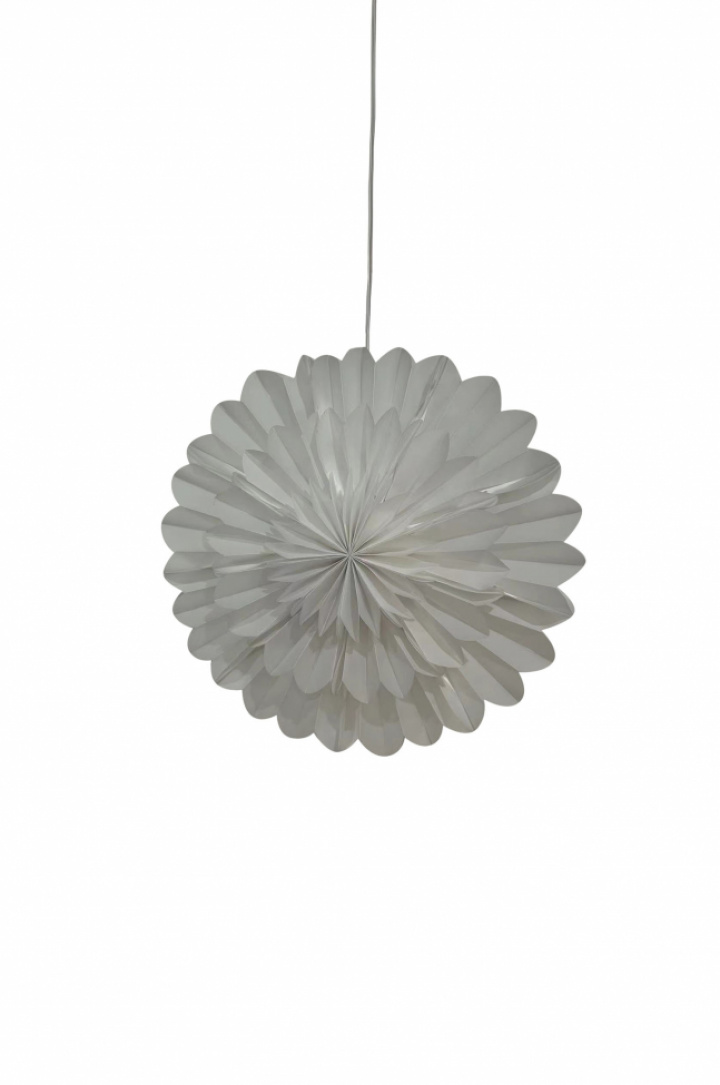 Estrella de Adviento \'Lotus\' 45cm - Blanca en el grupo Iluminación / Lámparas / Iluminación navideña con Reforma (ADST-lotus-2)