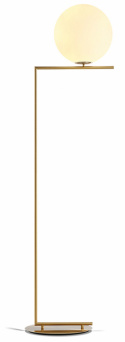 Lámpara de pie \'Creme Satin\' - Latón