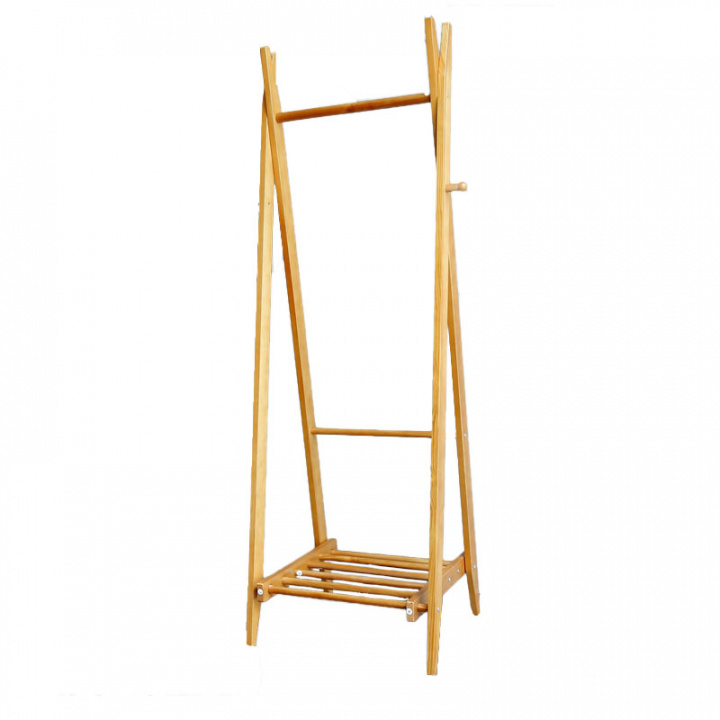 Perchero con estante para zapatos \'Confident\' - Roble en el grupo Muebles / Estantes y almacenamiento / Percheros con Reforma (AMZ-3-oak)