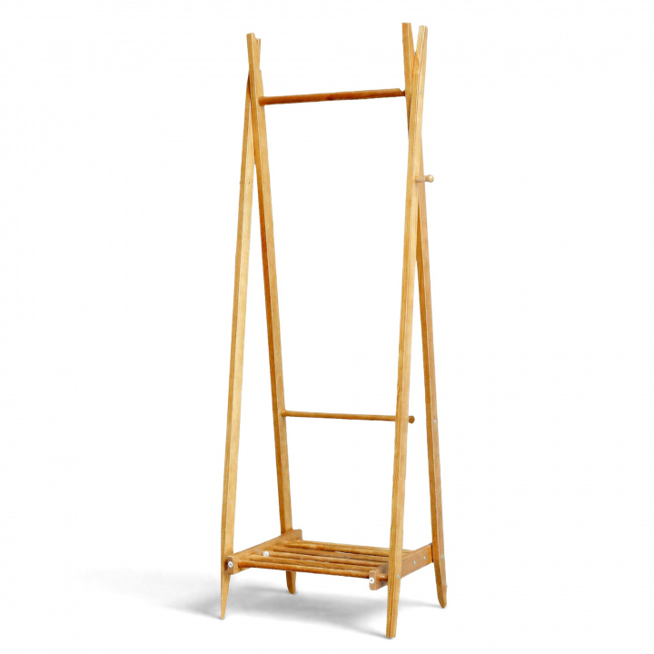 Perchero con estante para zapatos \'Confident\' - Roble en el grupo Muebles / Estantes y almacenamiento / Percheros con Reforma (AMZ-3-oak)