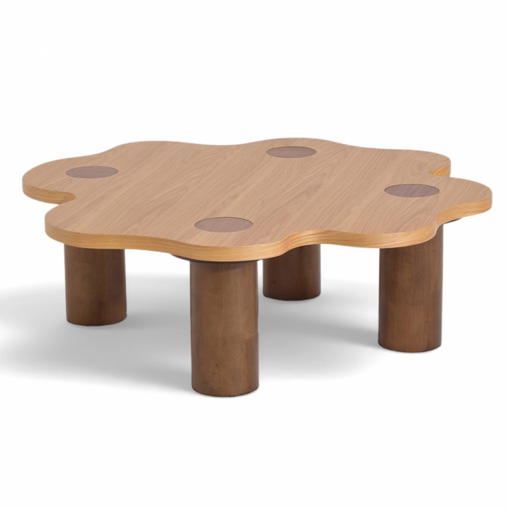 Mesa de centro \'Livora\' 107x98cm - Natural en el grupo Muebles / Mesas / Mesa de café con Reforma (BCT-L107-oak)