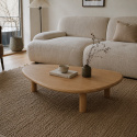 Mesa de centro \'Uovo\' 116.5x73cm - Natural