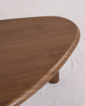 Mesa de centro \'Uovo\' 116.5x73cm - Nogal