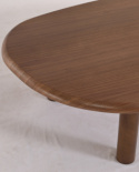 Mesa de centro \'Uovo\' 116.5x73cm - Nogal