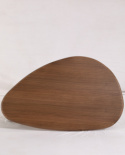Mesa de centro \'Uovo\' 116.5x73cm - Nogal