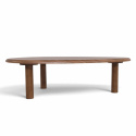 Mesa de centro \'Uovo\' 116.5x73cm - Nogal