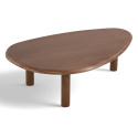 Mesa de centro \'Uovo\' 116.5x73cm - Nogal