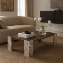 Mesa de centro \'Monte\' 115x75cm - Nogal