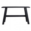 Banco \'Hållplats\' L - Negro