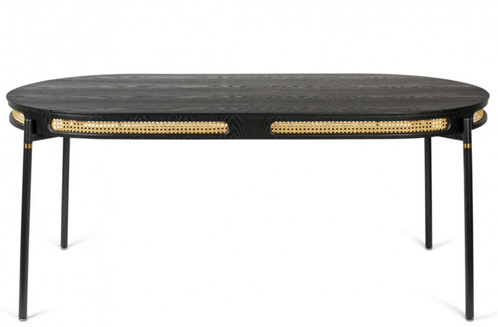 Mesa de comedor \'Don\'t Stop the Webbing\' 180x90cm - Negra en el grupo Muebles / Mesas / Mesa de comedor con Reforma (BM21006)