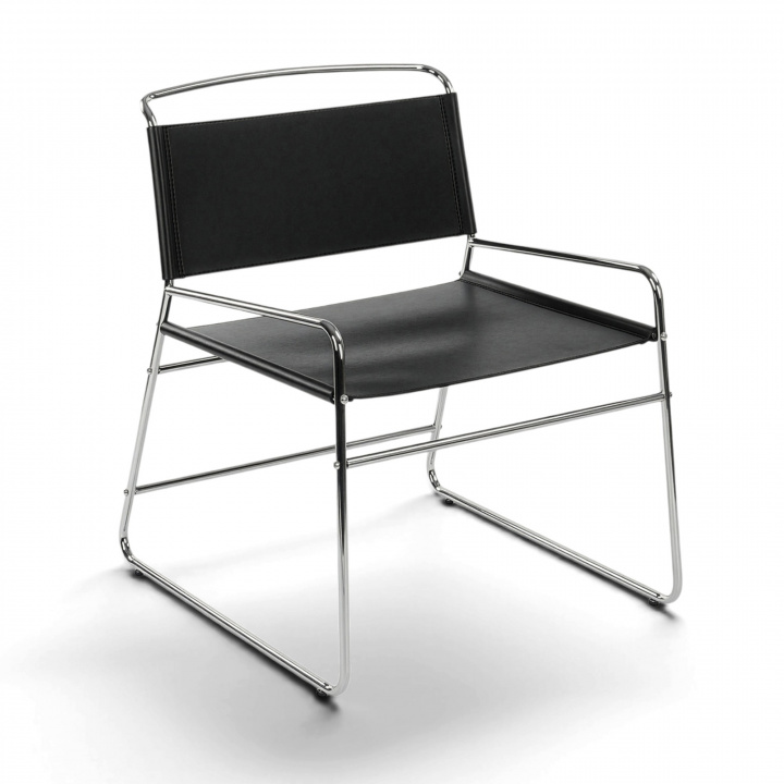 Silla \'Lucca\' - Negro en el grupo Muebles / Muebles para sentarse / Sillas con Reforma (BS-605A-Black)