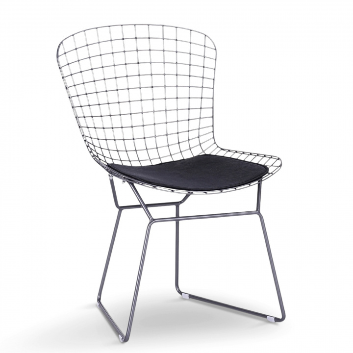 Silla \'Bertoia\' - Plata/Gris en el grupo Muebles / Muebles para sentarse / Sillas con Reforma (BTY-18-P6-silver)