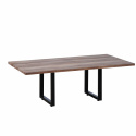 Mesa de café \'Wood\' - Madera/Negra