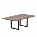 Mesa de café \'Wood\' - Madera/Negra