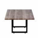 Mesa de café \'Wood\' - Madera/Negra