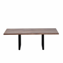 Mesa de café \'Wood\' - Madera/Negra