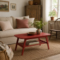 Mesa de centro \'Créme\' - Rojo Falun