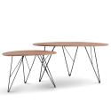 Mesa de café \'Twin\' 2 partes - Natural