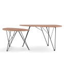 Mesa de café \'Twin\' 2 partes - Natural
