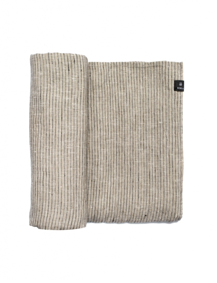 Mantel \'Linus\' 145x250- Natural/Negro en el grupo Decoración / Textiles / Manteles con Reforma (D11233-00409-1102)