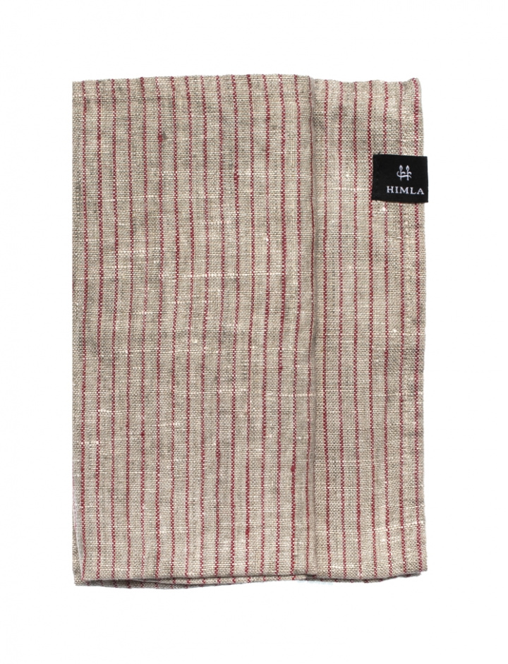Servilleta \'Linus\' 45x45 - Rojo/Negro en el grupo Decoración / Textiles con Reforma (D14233-00048-1604)