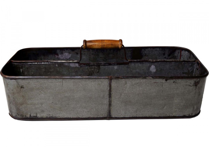 Caja de hierro \'Agustin\' - Gris en el grupo Muebles / Estantes y almacenamiento / Almacenamiento pequeño con Reforma (D16157)