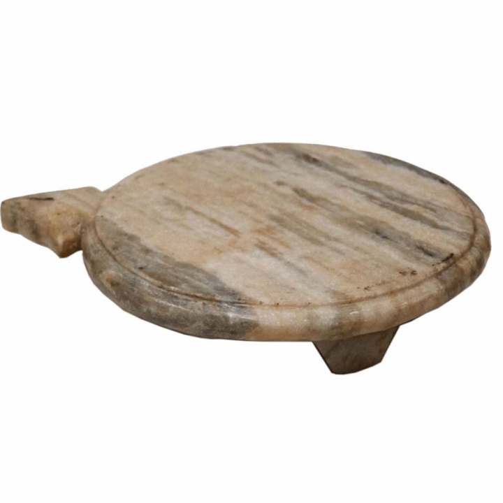 Plato de mármol \'Will\' - Redondo en el grupo Decoración / Mesa y Servicio con Reforma (D16269)