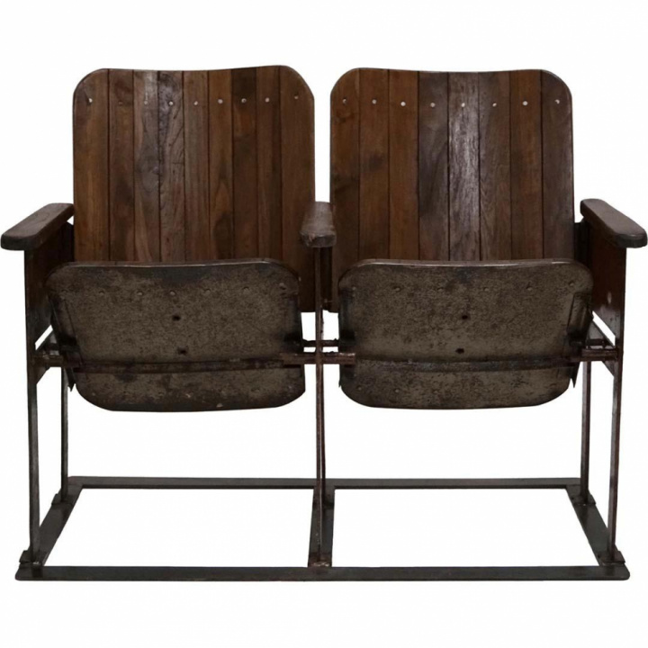 Banco de cine vintage \'Bollywood\' - Marrón en el grupo Muebles / Muebles para sentarse / Bancos con Reforma (D1808)