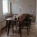 Mesa de comedor \'Nordisk\' 180x70cm - Nogal