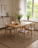 Mesa de comedor \'Nordisk\' 180x70cm - Roble