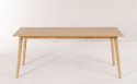 Mesa de comedor \'Nordisk\' 180x70cm - Roble