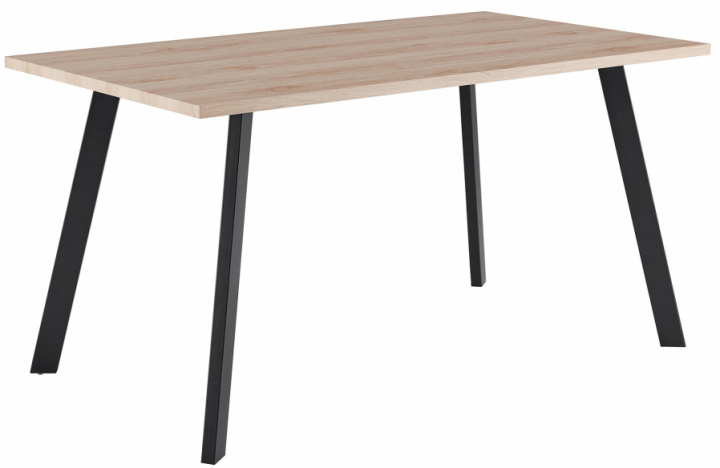 Mesa de comedor \'Klassisk\' 140x80cm - Negro/Roble en el grupo Muebles / Mesas / Mesa de comedor con Reforma (DA-163)