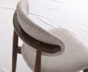 Silla \'Milo\' - Nogal/Gris
