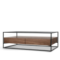 Mesa de centro \'Detroit\' - Nogal/Negro