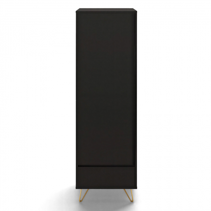 Armario \'Elle\' - Negro/Mes&oacute;n en el grupo Muebles / Estantes y almacenamiento / Percheros con Reforma (ELLEWD02-black)