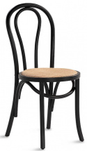 Silla \'Bistro\' - Ratán/Negro