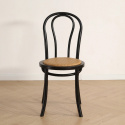 Silla \'Bistro\' - Ratán/Negro