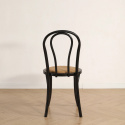 Silla \'Bistro\' - Ratán/Negro