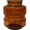 Jarrón de vidrio \'Noel\' - Ámbar oscuro